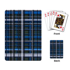 3d Effect Apartments Windows Background Playing Card by Nexatart