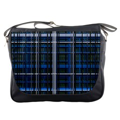 3d Effect Apartments Windows Background Messenger Bags by Nexatart