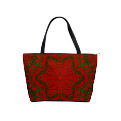 Christmas Kaleidoscope Shoulder Handbags by Nexatart