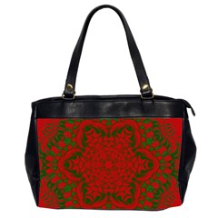 Christmas Kaleidoscope Office Handbags (2 Sides)  by Nexatart