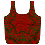 Christmas Kaleidoscope Full Print Recycle Bags (L)  Front