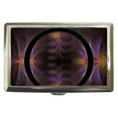 Wallpaper With Fractal Black Ring Cigarette Money Cases by Nexatart