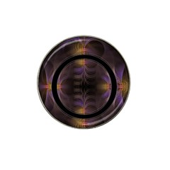 Wallpaper With Fractal Black Ring Hat Clip Ball Marker by Nexatart