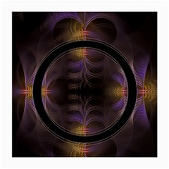 Wallpaper With Fractal Black Ring Medium Glasses Cloth by Nexatart