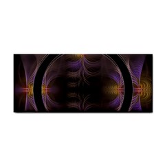 Wallpaper With Fractal Black Ring Cosmetic Storage Cases by Nexatart