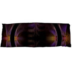 Wallpaper With Fractal Black Ring Body Pillow Case Dakimakura (two Sides) by Nexatart