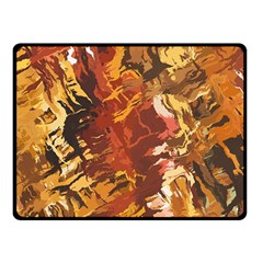 Abstraction Abstract Pattern Double Sided Fleece Blanket (small)  by Nexatart