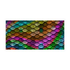 Fish Scales Pattern Background In Rainbow Colors Wallpaper Yoga Headband by Nexatart