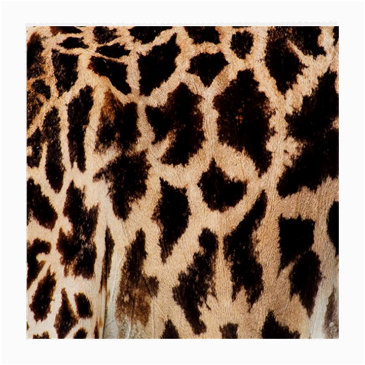 Giraffe Texture Yellow And Brown Spots On Giraffe Skin Medium Glasses Cloth (2-Side)