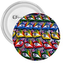 The Eye Of Osiris As Seen On Mediterranean Fishing Boats For Good Luck 3  Buttons by Nexatart