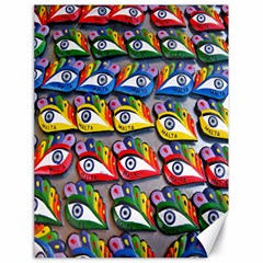 The Eye Of Osiris As Seen On Mediterranean Fishing Boats For Good Luck Canvas 18  X 24   by Nexatart