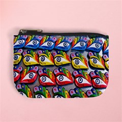 The Eye Of Osiris As Seen On Mediterranean Fishing Boats For Good Luck Mini Coin Purses by Nexatart