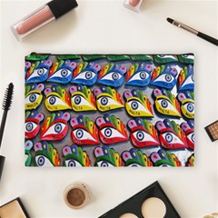 The Eye Of Osiris As Seen On Mediterranean Fishing Boats For Good Luck Cosmetic Bag (large)  by Nexatart