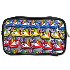 The Eye Of Osiris As Seen On Mediterranean Fishing Boats For Good Luck Toiletries Bags by Nexatart