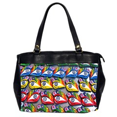 The Eye Of Osiris As Seen On Mediterranean Fishing Boats For Good Luck Office Handbags (2 Sides)  by Nexatart