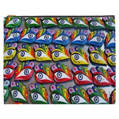 The Eye Of Osiris As Seen On Mediterranean Fishing Boats For Good Luck Cosmetic Bag (xxxl)  by Nexatart