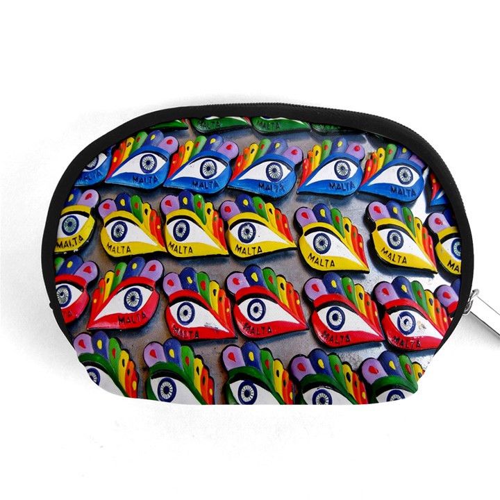 The Eye Of Osiris As Seen On Mediterranean Fishing Boats For Good Luck Accessory Pouches (Medium) 