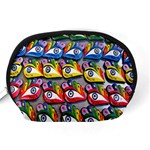 The Eye Of Osiris As Seen On Mediterranean Fishing Boats For Good Luck Accessory Pouches (Medium)  Back