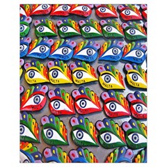 The Eye Of Osiris As Seen On Mediterranean Fishing Boats For Good Luck Drawstring Bag (small) by Nexatart