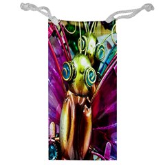 Magic Butterfly Art In Glass Jewelry Bag by Nexatart