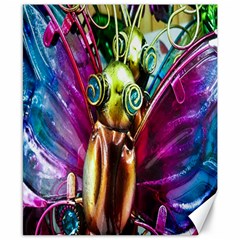 Magic Butterfly Art In Glass Canvas 8  X 10  by Nexatart