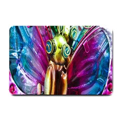 Magic Butterfly Art In Glass Small Doormat  by Nexatart