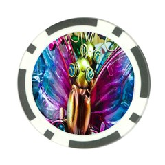 Magic Butterfly Art In Glass Poker Chip Card Guard (10 Pack) by Nexatart