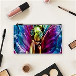 Magic Butterfly Art In Glass Cosmetic Bag (Small)  Front