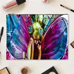 Magic Butterfly Art In Glass Cosmetic Bag (xl) by Nexatart