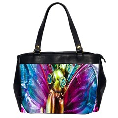 Magic Butterfly Art In Glass Office Handbags (2 Sides)  by Nexatart