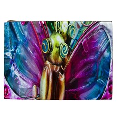 Magic Butterfly Art In Glass Cosmetic Bag (xxl)  by Nexatart