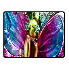 Magic Butterfly Art In Glass Double Sided Fleece Blanket (small)  by Nexatart