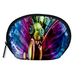 Magic Butterfly Art In Glass Accessory Pouches (medium)  by Nexatart