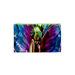 Magic Butterfly Art In Glass Cosmetic Bag (xs) by Nexatart