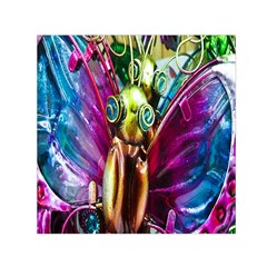 Magic Butterfly Art In Glass Small Satin Scarf (square) by Nexatart