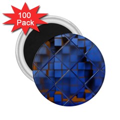 Glass Abstract Art Pattern 2 25  Magnets (100 Pack)  by Nexatart