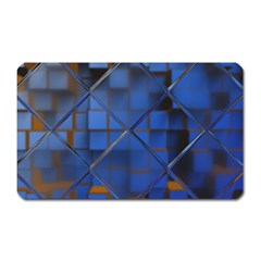 Glass Abstract Art Pattern Magnet (rectangular) by Nexatart