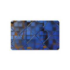 Glass Abstract Art Pattern Magnet (name Card) by Nexatart