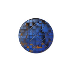 Glass Abstract Art Pattern Golf Ball Marker by Nexatart