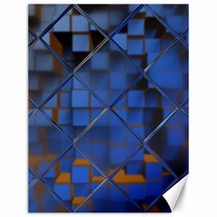 Glass Abstract Art Pattern Canvas 12  X 16  