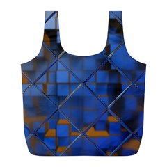 Glass Abstract Art Pattern Full Print Recycle Bags (l)  by Nexatart