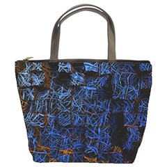 Background Abstract Art Pattern Bucket Bags by Nexatart