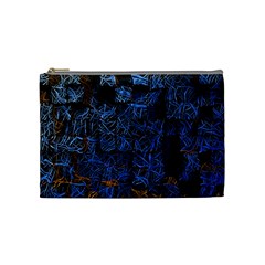 Background Abstract Art Pattern Cosmetic Bag (medium)  by Nexatart