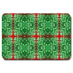 Geometric Seamless Pattern Digital Computer Graphic Large Doormat  by Nexatart