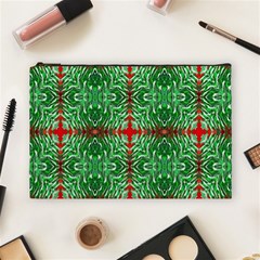 Geometric Seamless Pattern Digital Computer Graphic Cosmetic Bag (large)  by Nexatart