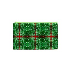 Geometric Seamless Pattern Digital Computer Graphic Cosmetic Bag (xs) by Nexatart