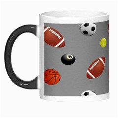 Balltiled Grey Ball Tennis Football Basketball Billiards Morph Mugs by Mariart