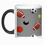 Balltiled Grey Ball Tennis Football Basketball Billiards Morph Mugs Left