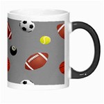 Balltiled Grey Ball Tennis Football Basketball Billiards Morph Mugs Right