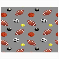 Balltiled Grey Ball Tennis Football Basketball Billiards Mini Button Earrings by Mariart